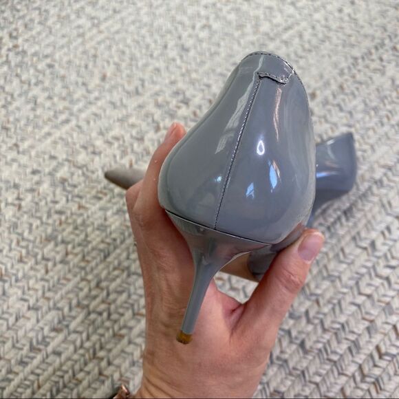 Zara Woman gray mixed media pumps size 37 - Picture 5 of 12